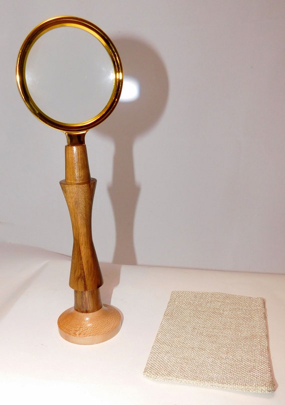 Standing Desk Magnifying Glass – Vintage Look 12-23 Free Shipping