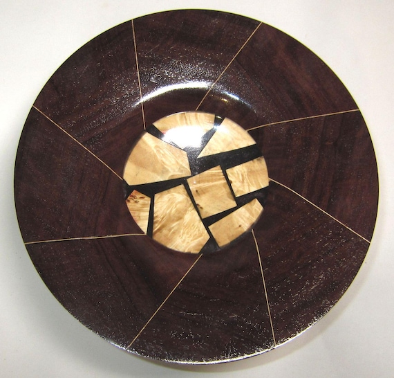 Turbine Design Bowl, 9 1/2”wx2 1/4”h, Hand Crafted in Michigan