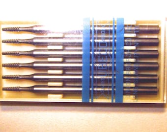 Vintage Ubeco 702 Tungsten Vanadium Steel Carving Burs-NOS