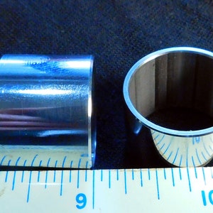 Stainless Steel Ferrules for Tool Handles – 1 Inch Diameter By 3/4 Inch Long – High Polish Finish – 2 Ferrules