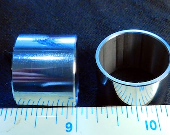 Polished Stainless Steel Ferrules for Tool Handles (2 pc)