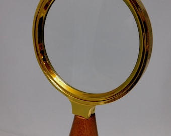Standing Desk Magnifying Glass – Vintage Look 15-23 Hand Made in Michigan
