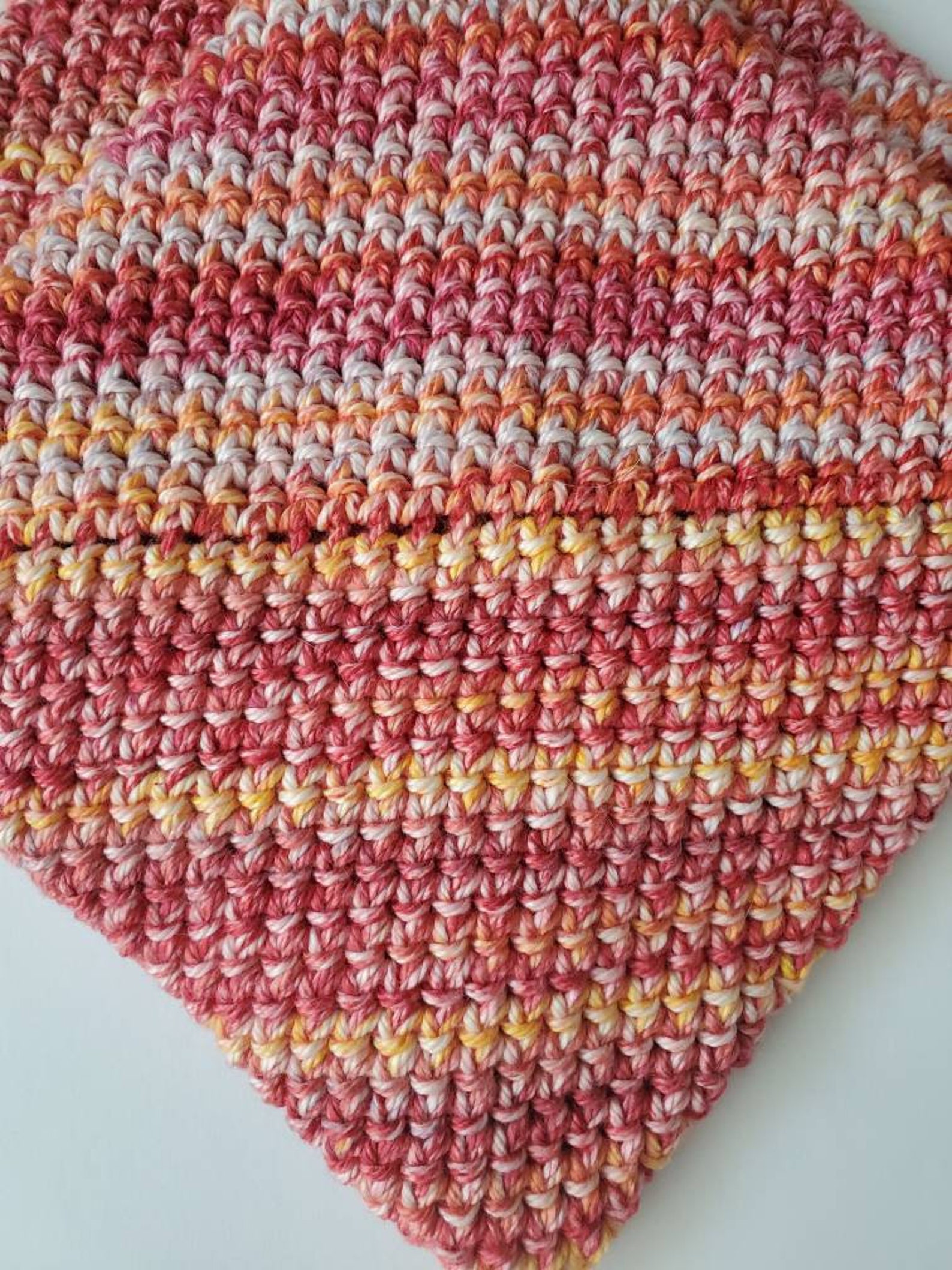 Crochet Double Layer Potholders Hot Pads Set of 2 Blend of Etsy