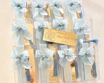 Personalized Acrylic Mirror Bookmark: Baptism Christening Favor