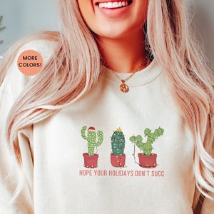 Funny Women&#39;s Christmas Sweater, Unisex Retro Ugly Sweater Party, Ladies Christmas Jumper, Cute Christmas Pullover, Christmas Tree Crewneck