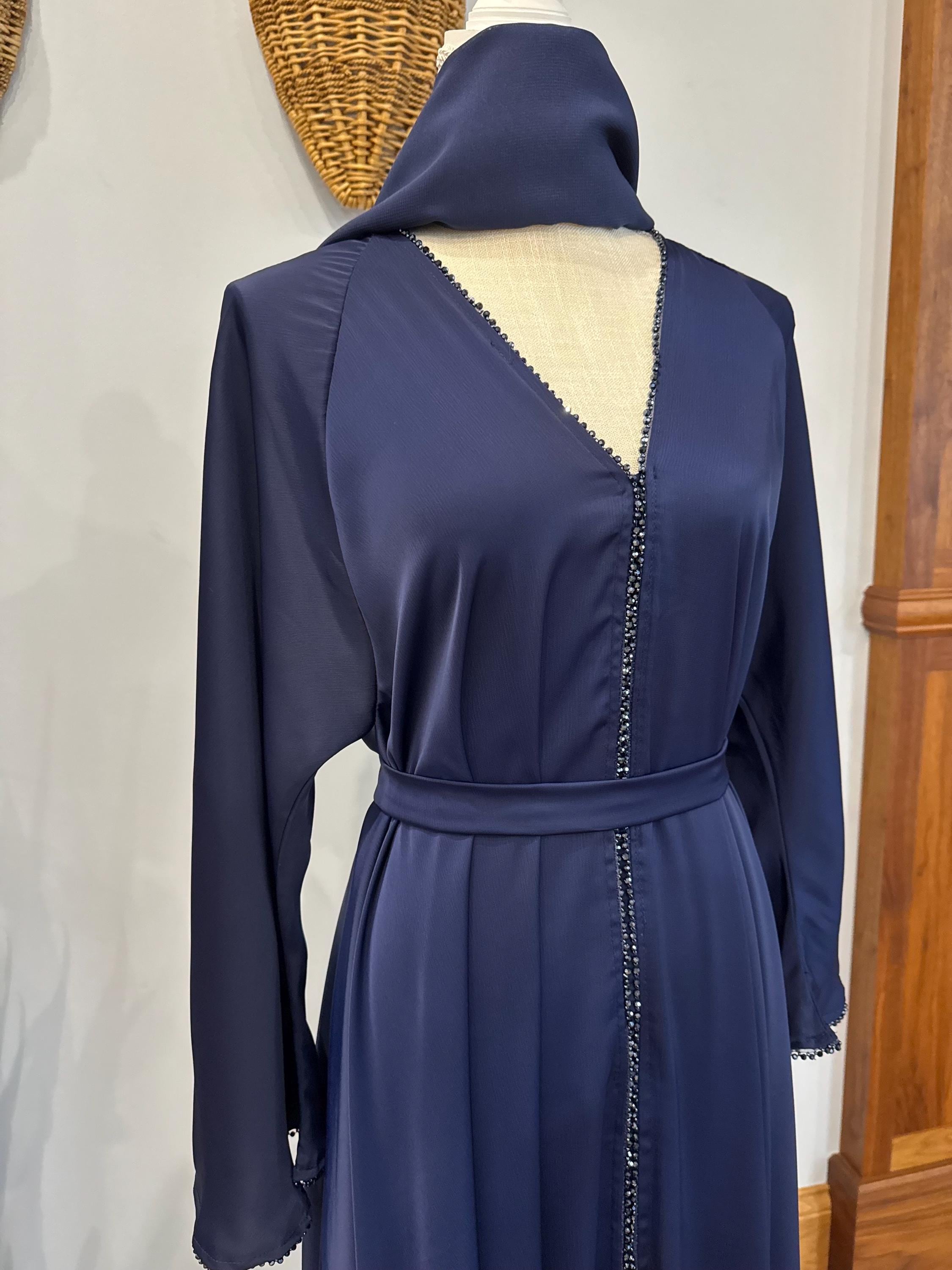 Royal Blue Muslim Dress - Etsy Royal Blue Muslim Dress - Etsy
