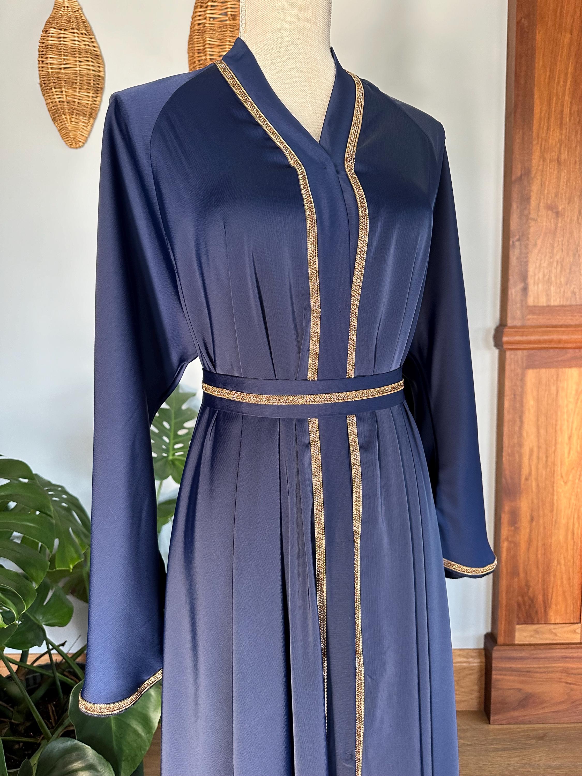 navy blue abaya dress Monica Abaya in Navy Al Shams Abayas