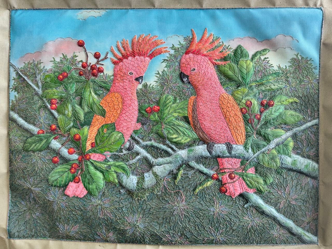 Two Red Birds