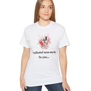 Camiseta Love Letter - Expresse seus sentimentos, presente perfeito para amigos, casais, ocasiões especiais, dia dos namorados, uso diário