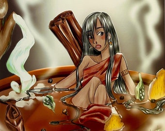 Tea Themed Spirits Artwork Collection | Digital Downloads