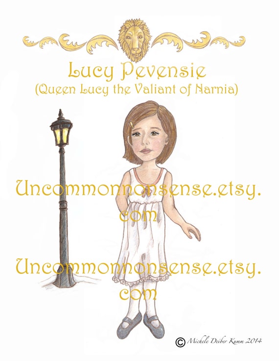 narnia paper dolls