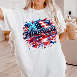 Retro America Shirt, Patriotic Shirt, 4th Of July Shirt, Independence Day Shirt, Fourth Of July Shirt, USA Shirt
