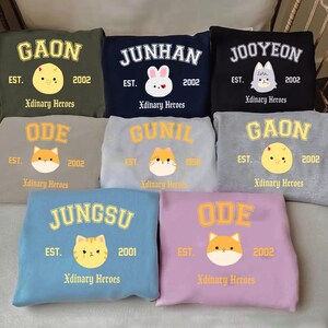 Xdinary Heroes Members Sweatshirt, Xdinary Heroes Beautiful Mind Album Shirt, Kpop Tee, Xdinary Heroes Beautiful Mind World Tour 2025 Shirt