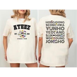 Retro Ateez 2025 World Tour in Fantasy Shirt, Ateez Kpop Shirt, Cute Ateez Shirt, Ateez Ice on My Teeth, Ateez World Tour 2025 Shirt