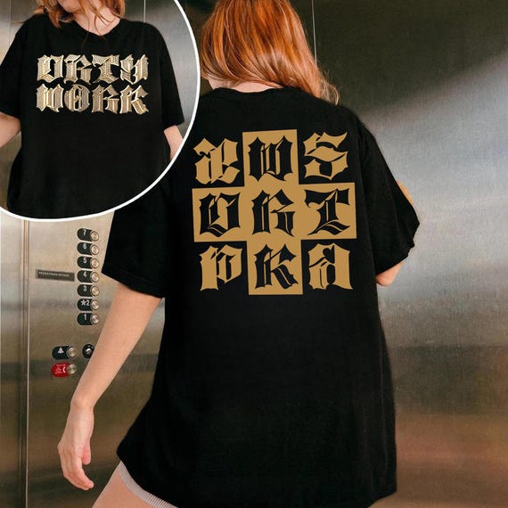 Retro Aespa Dirty Work Shirt, Dirty Work Shirt, AESPA Synk