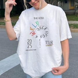 Vintage Das Rose Einmal AWRLD Tour-Shirt, Das Rose WRLD Straßenkarten-Sweatshirt, Das Rose WRLD Album-Shirt, Das Rose 2025 World Tour Shirt