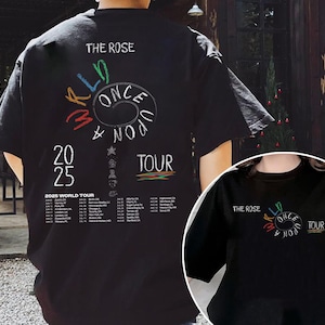 The Rose Einmal AWRLD Tour Shirt, The Rose WRLD Road Map Sweatshirt, The Rose 2025 World Tour Shirt, The Rose WRLD Album Shirt