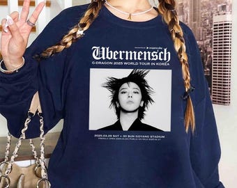 gdragon UBERMENSCH t シャツ　ジヨン　Tシャツ　即日発送 G-dragon Ubermensch T-shirt | Gdragon Fan Gift, G-dragon T