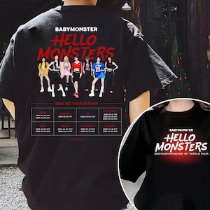 Babymonster Kpop Graphic T-shirt, Babymons7er Album Shirt Babymonster Kpop Graphic T-shirt, Babymons7er Album Shirt