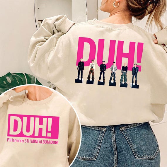 P1Harmony UTOP1A ツアー MD Tシャツ P1harmony Duh! Tshirt, P1harmony Utop1a Tour T-shirt