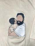 Custom Embroidered Dad Photo Sweatshirt product logo