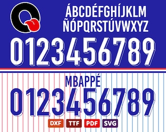 Font France Jersey 2024 Vector, Pdf, Svg, Ttf