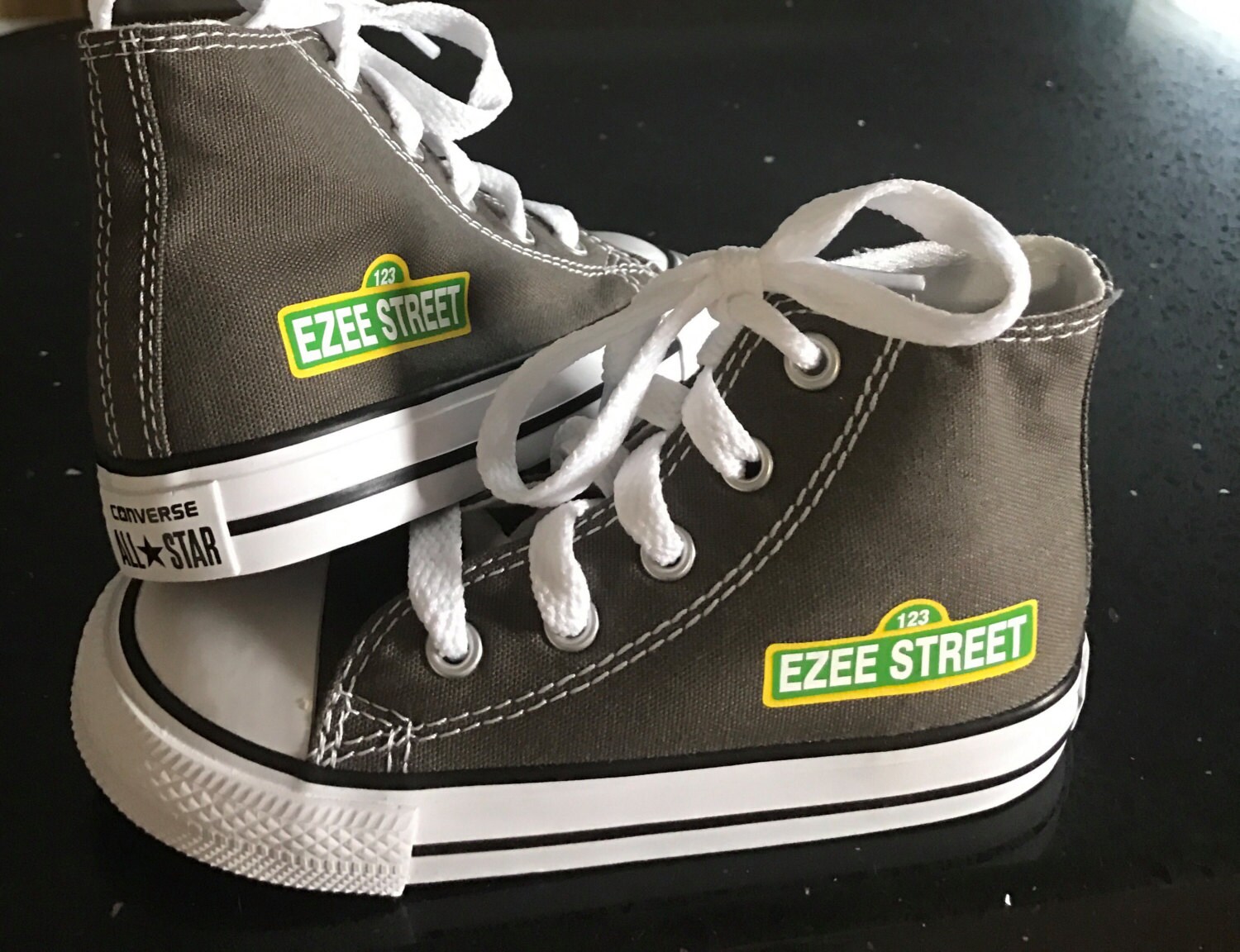 Personalized Infant and Kids Custom Sesame Street High Top ...