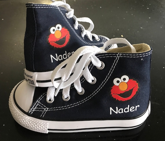 Elmo Shoes Custom Kid Converse Shoes Custom Personalized