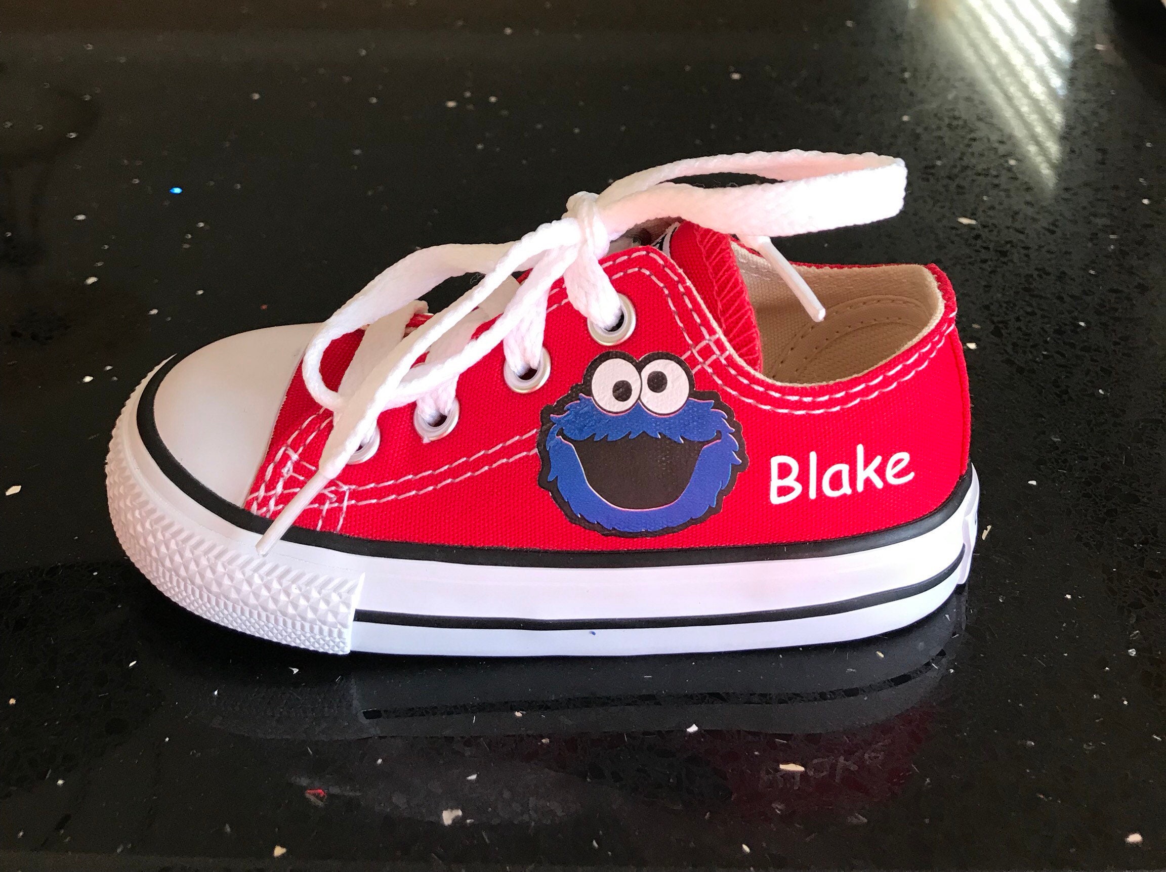 Cookie Monster Shoes Custom Kid Converse Shoes Custom Etsy