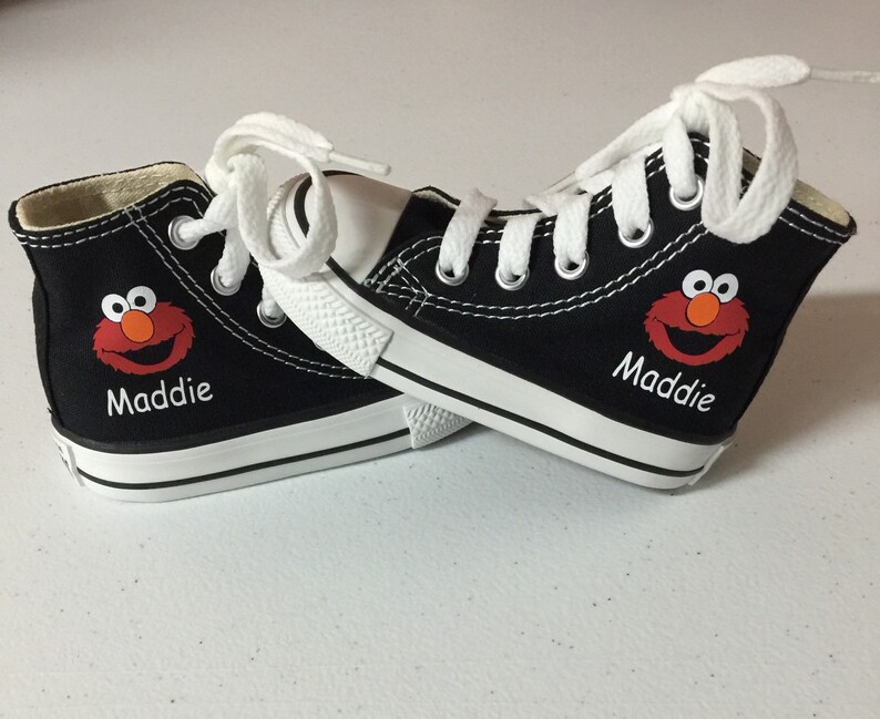Elmo Shoes Custom Kid Converse Shoes Custom Personalized Elmo Shoes Custom Kid Converse Shoes Custom Personalized