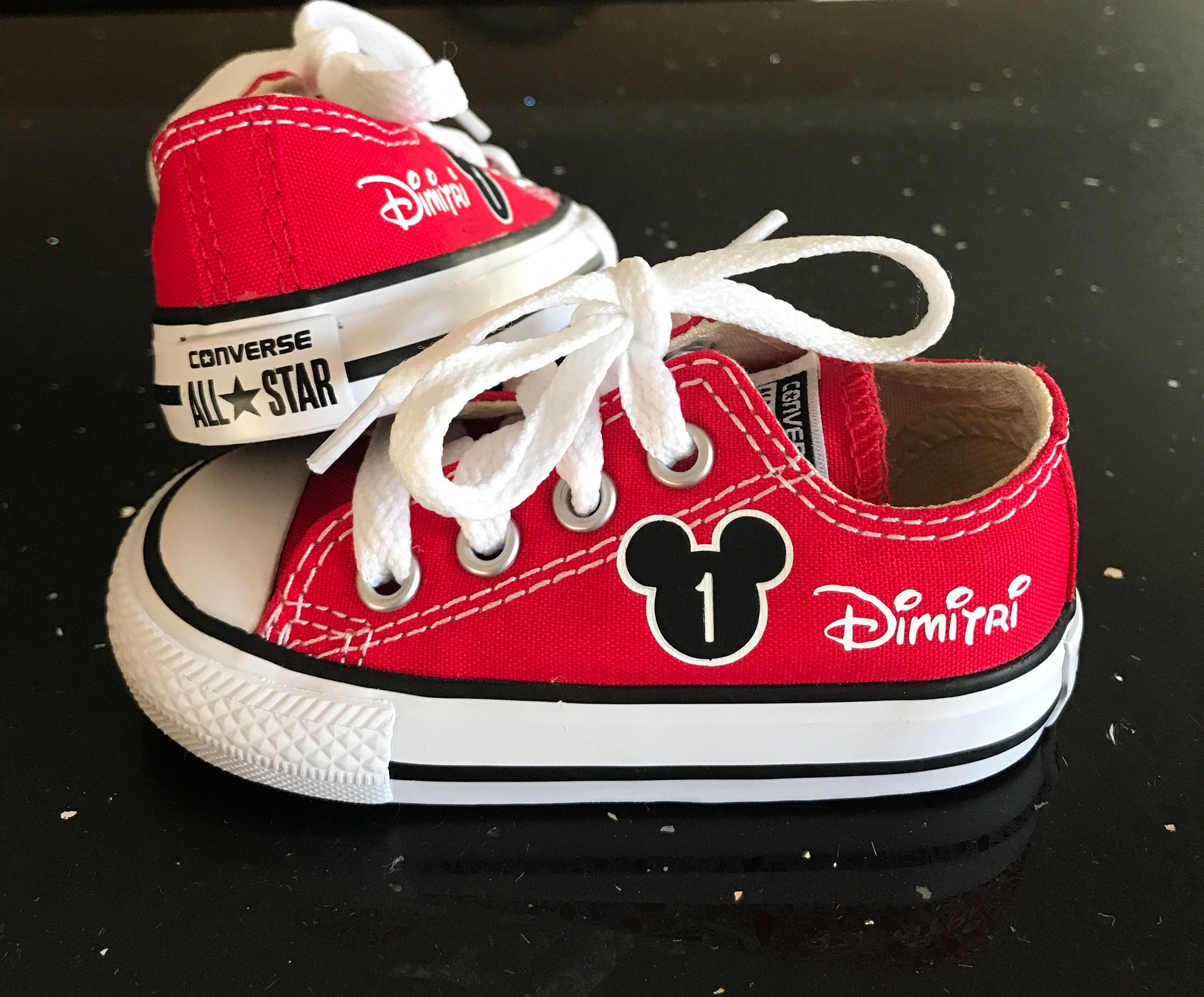 mickey mouse 9th birthday shoes