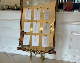 Seating Chart (vinyl decal)