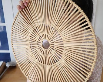 Bambus-Wandbehang, rustikales handgemachtes Boho Dekor fr Wohnzimmer -  Etsy.de