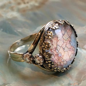 Map ring, silver antique map ring, World map ring, atlas ring, gift for the traveller, wanderlust ring, globe ring - The globe R2527