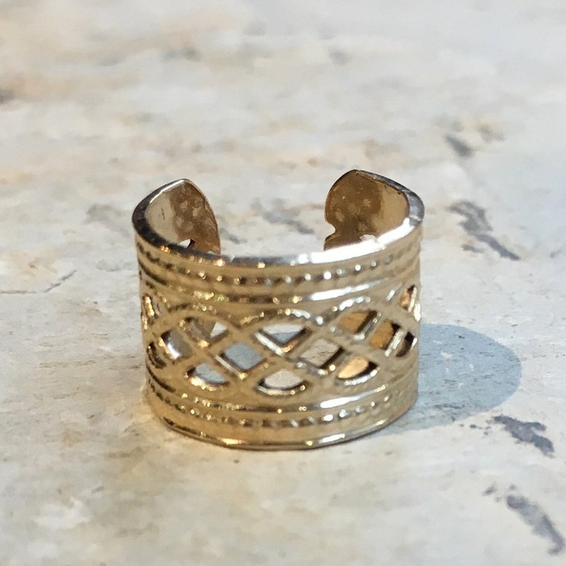 Gold Lace Ear Cuff Conch Cuff Fake Ear Piercing Gold Filled Etsy