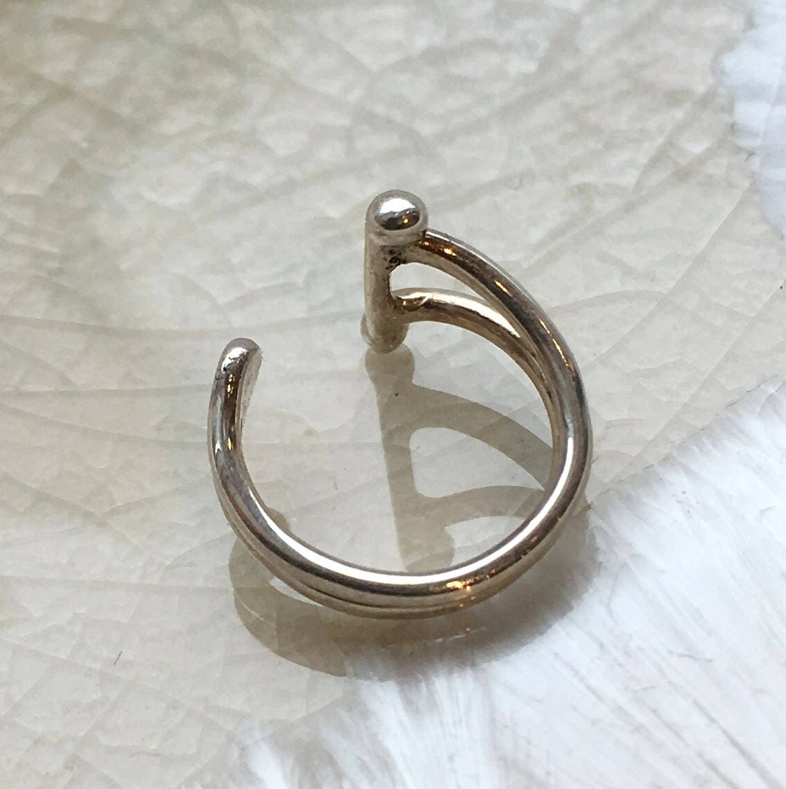 Faux Piercing Ear Cuffs No Piercing Fake Conch Piercing Etsy