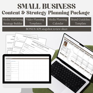 Small Business Marketing Strategy Planner (Digital Download)