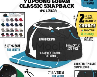 Flat bill hat size chart sales