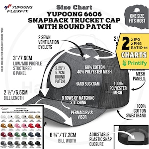 Può includere: Cappellino da camionista snapback grigio scuro con toppa rotonda. Presenta un profilo basso/medio di 7,6 cm, un design strutturato a 6 pannelli e una visiera di 6,5 cm. Il cappellino ha una rete 60% cotone e 40% poliestere e una chiusura a scatto in plastica regolabile.