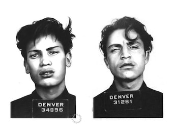 Denver Diptych - Pencil Drawing - Just a Number Series