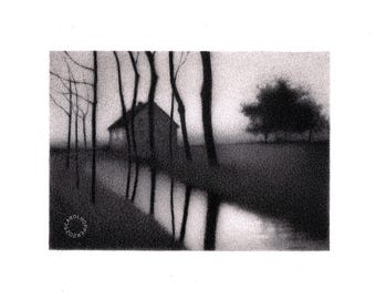Half-Light - Pencil & Ink Drawing