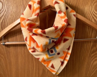 Fleece Bandanna Cowl Scarf // BrokenWingedBird Exclusive