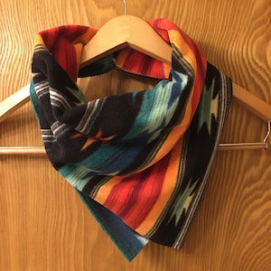 Fleece Bandanna Cowl Scarf // BrokenWingedBird Exclusive image 1