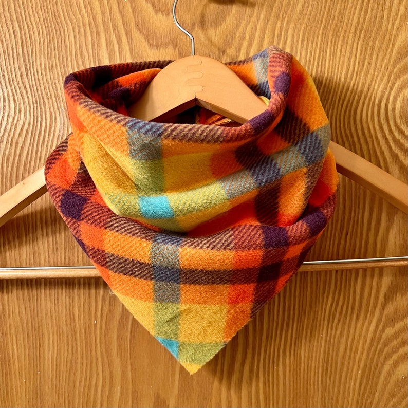 Fleece Bandanna Cowl Scarf // BrokenWingedBird Exclusive image 1