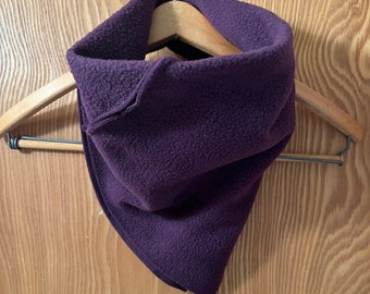 Fleece Bandanna Cowl Scarf // BrokenWingedBird Exclusive