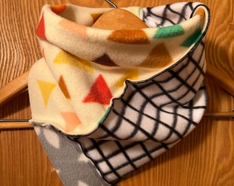 Fleece Bandanna Cowl Scarf // BrokenWingedBird Exclusive