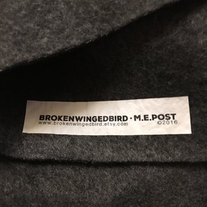 Fleece Bandanna Cowl Scarf // BrokenWingedBird Exclusive image 3