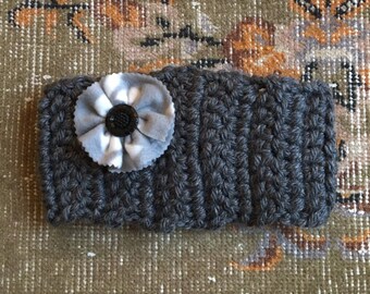 Adjustable Crocheted Headband