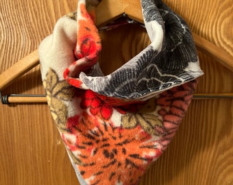 Fleece Bandanna Cowl Scarf // BrokenWingedBird Exclusive