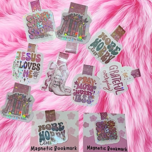 Christian Magnetic Bookmarks | Holographic  Bookmark | Bible study, planner bookmarks